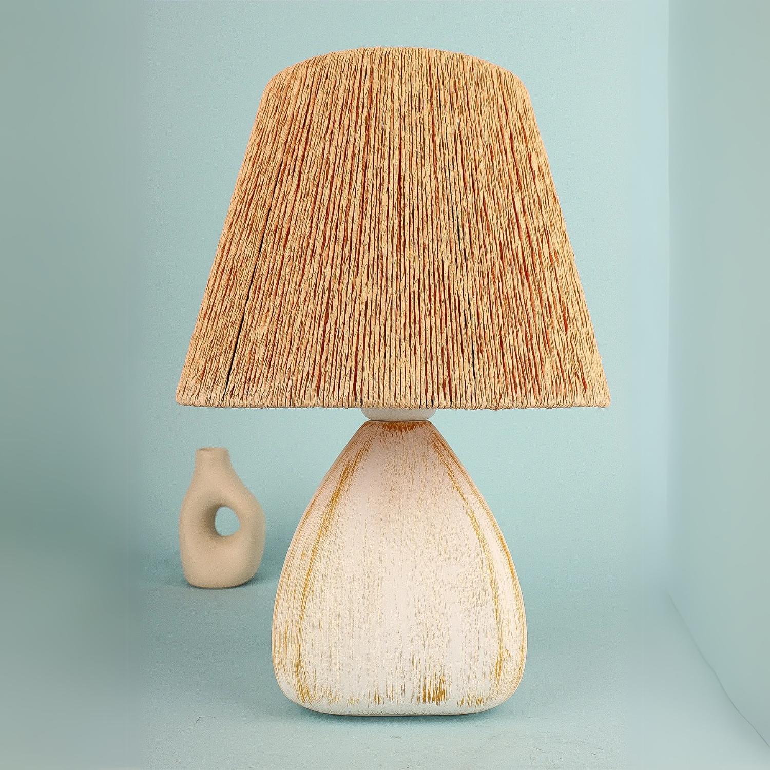 

Serre Handmade Ceramic Lampshade Natural 35 cm бежевий