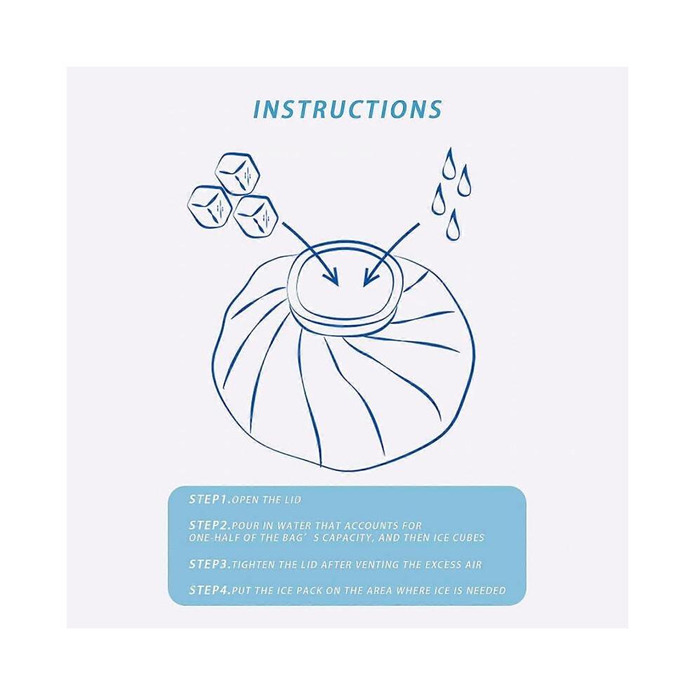 Eisbeutel, 3 Stück Wiederverwendbare Kältekompressen Erste Hilfe Eisbeutel Heiß & Kalt Eisbeutel Erste Hilfe Therapiebeutel Nachfüllbar Flexibel Wasserdichte Tasche