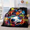 Baseball Fire Power Blanket Flannel Blanket for Bed, Sofa, Camping, Hiking, Picnic Essentials, Gift for Family Fan Gifts