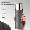 Jiuxiang Pure Titanium Magnetic Insulated Cup with Seamless Liner - Premium Gift for Men and Women