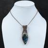 Labradorite Pendant Copper Wire Wrapped Pendant Handmade Pendant Unique Copper Jewelry Gift For Mother Gemstone Pendant Wire Wrapped Jewelry