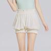 Women's High Waist Flower Bud Short Pants Dance Shorts Adult Ballet Shorts Safety Pant