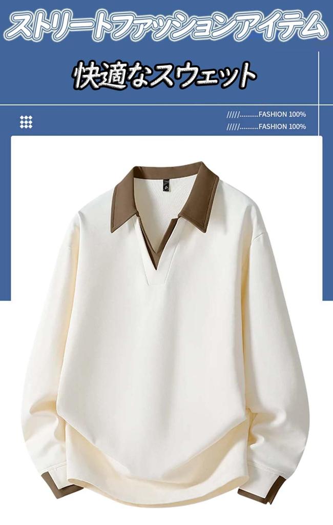 YWSY Oversized Sizes Long Layered Stylish Pullover Top for and Spring Men's Sweatshirt, Fall/Winter Collection, M-8XL, Sleeve, V-Neck, Hoodless, Fall,