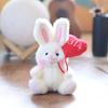 Keychain Rabbit Plush Bunny Pp Cotton Fill Valentines Day Gift Bag Decoration