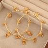2pcs Elegant Bell Charm Bracelet Zinc Zinc Alloy Multi-Drop Ornament Bangle Bohemian Style  Bracelets  Couples