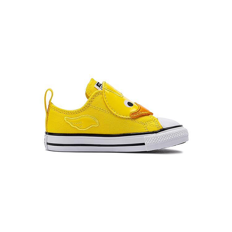 Converse Fabric Cute Little Yellow Duck Design Velcro Casual Comfortable Fashion Low Top Walking Shoes Baby Shoes A11838C