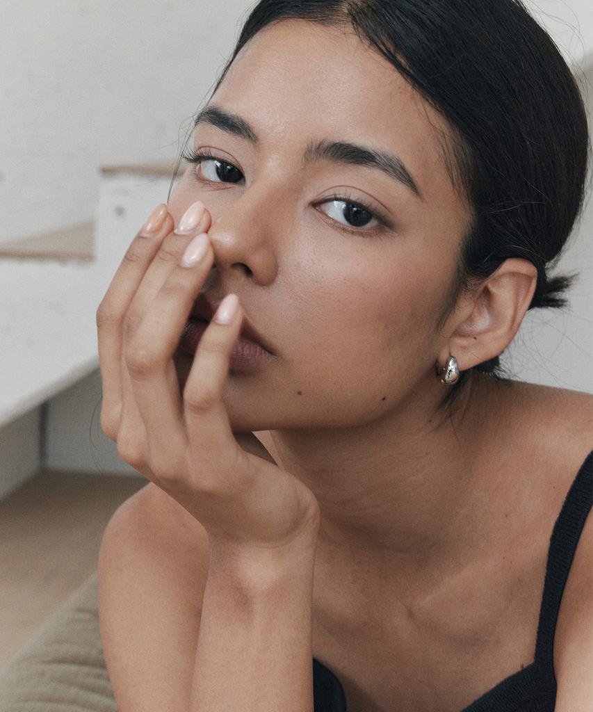 Attica Raw E-Hoop Earrings / Ebs003
