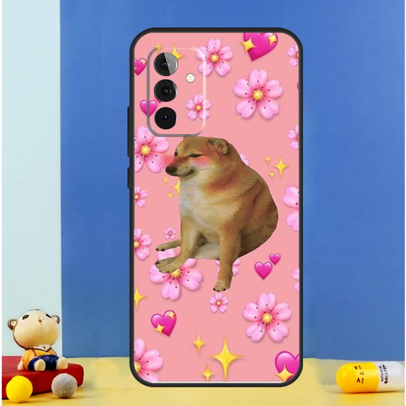 Funny Cheems Doge Case For Samsung Galaxy A54 A34 A14 A13 A23 A33 A53 A52 A32 A12 A56 A36 A16 A15 A35 A55 A17
