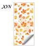 Harvest Theme Glass Decorations Watercolor Fall Static Window Clings, Maple Leaf & Pumpkin Removable Stickers, Autumn Indoor Outdoor Decor Decal
