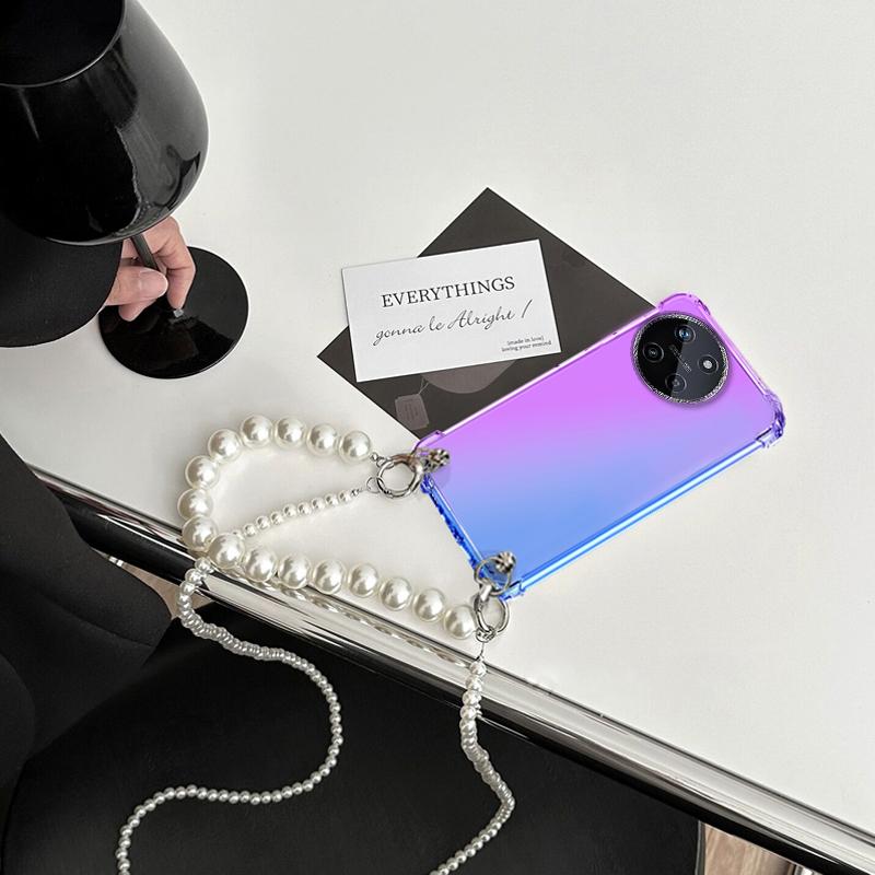 Чехол для телефона с жемчужным браслетом-цепочкой для OPPO Realme 11 4G 11X Pro Plus — фото 4