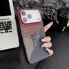 Slim Smooth-touch Frameless Carbon Fiber Texture Case For IPhone 17Pro Max Air 16E 15 14 13 12 Plus Water Ripple Anti-Drop Cover