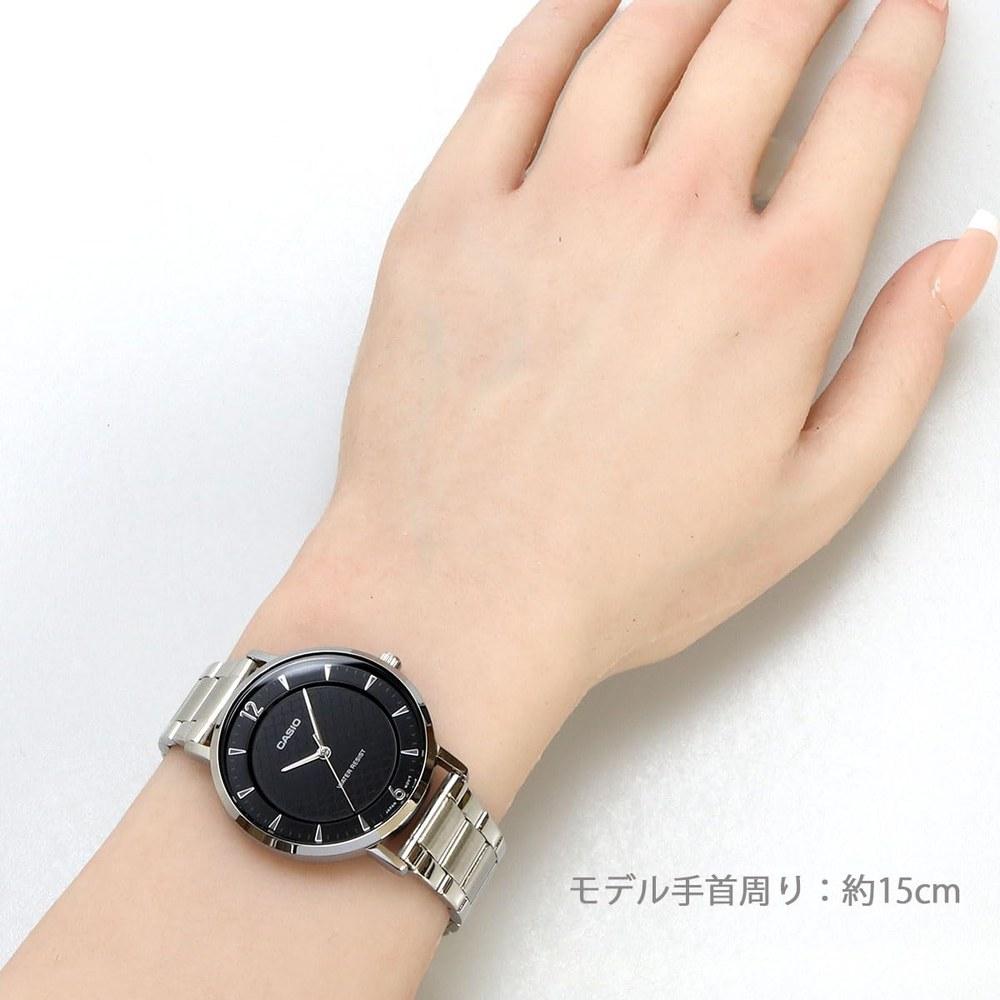 Casio Analog Quartz Ladies Wristwatch LTP-VT04D-1A Black Metal Band