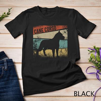 Retro Cane Corso Hunderasse Silhouette Cane Corso Unisex T-Shirt