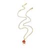 Stainless Steel Christmas Necklace Themed Charm Pendant Clavicle Chain Jewelry Holiday Gift Neckchain For Her