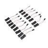 15 Pcs 2 AAA Battery Holder 2xAAA Battery Box with Thick Wire for Various Projects