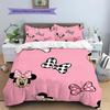 Sweet Polka Dot Minnie Mouse Pattern, The Perfect Choice for Decorating A Child's Bedroom. Warm and Comfortable Bedding Set.