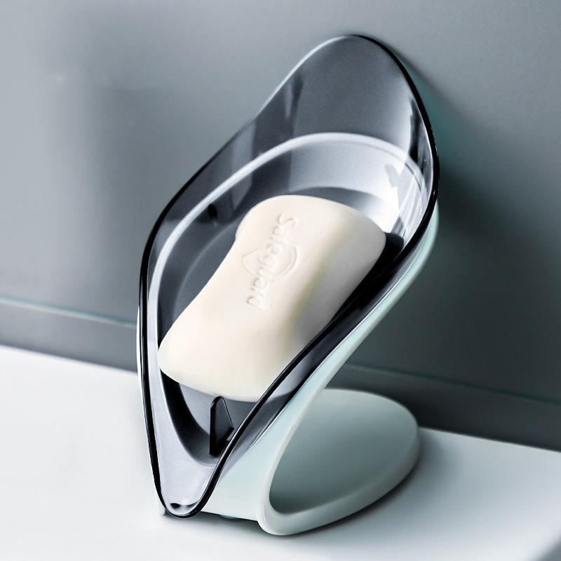 Creative Soap Box Drain Soap Rack Free Punch Suction Cup Cute Personality Home Bathroom Shelf Artifact