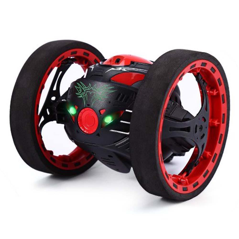 

Машинка-прыгун PEG SJ88 2.4GHz RC машина с гибкими колесами, вращающаяся светодиодная подсветка, робот с дистанционным управлением