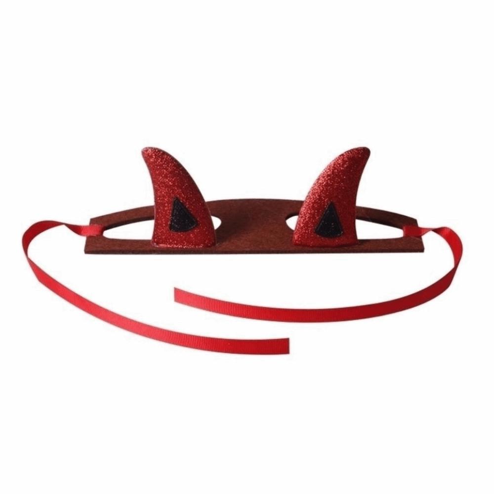 Creative Bat Headband Funny Pet Halloween Costumes Devil Horns Headband Celebration Event S красный