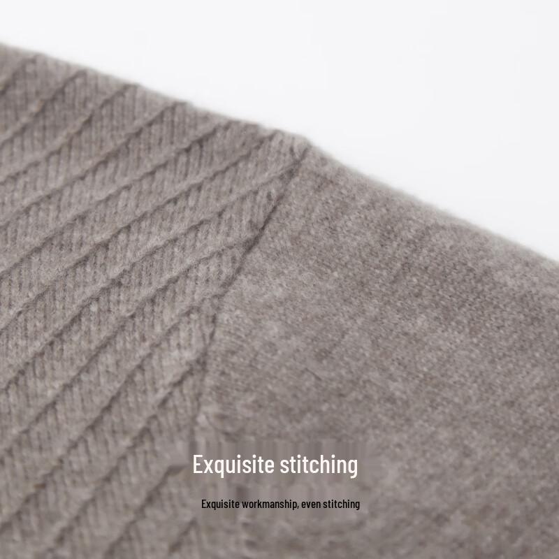 Men's Cashmere Blend Pullover Polo Sweater