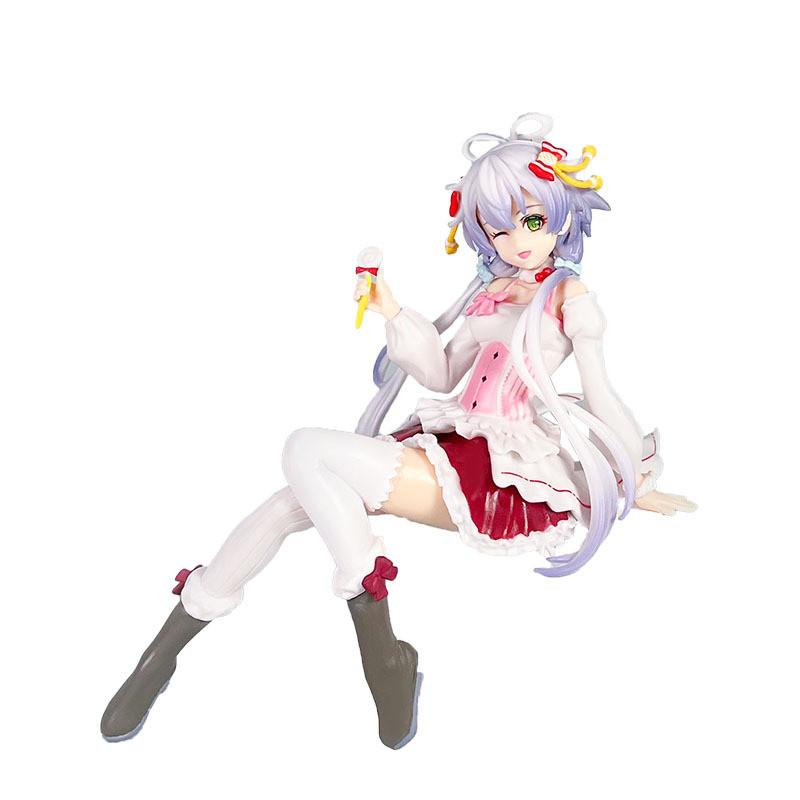 Luo Tianyi Sitting Pvc Figure With Assembly Anime Desk Decor For Collectors