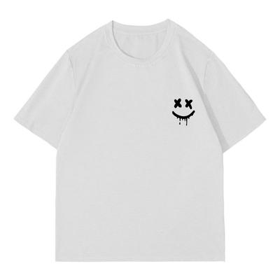 2025 New Casual Short Sleeve T-Shir Print Cotton Regular Fit Round Neck Breathable Loose Unisex Tee Men Women Clothing