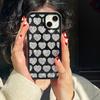 Cold Wind Full Screen Love Flash Diamond Suitable for Apple 13 Mobile Phone Case iPhone14 Fashion 12promax Luxury 11
