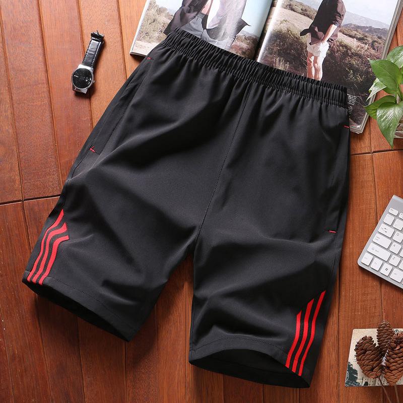 Summer Men 'S Shorts Pant Casual Five -Point Pants Solid Color Beach Pants Men 'S Sports Fitness Pant