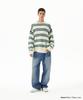 MAHAGRID Hairy Stripe Knit Sweater Ivory(Mg2Ffmk600A)