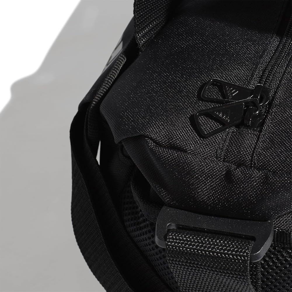 Adidas Essentials Logo Duffel Bag 60159 Black/White 30L Travel Gym Bag