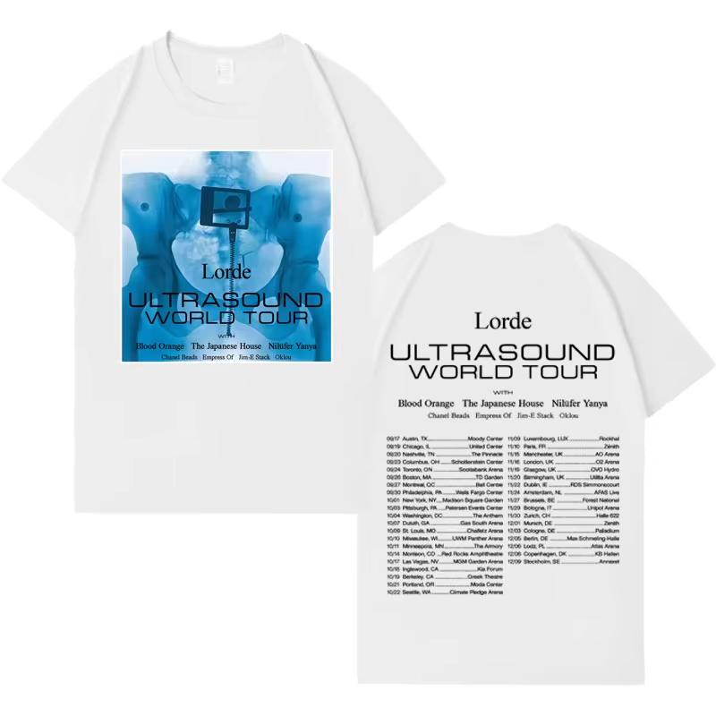 Singer Lorde Virgin Album NEW Graphics Mens Womens Gothic Tshirts Cotton Fashion High Quality Cozy Casual Short Sleeve Top