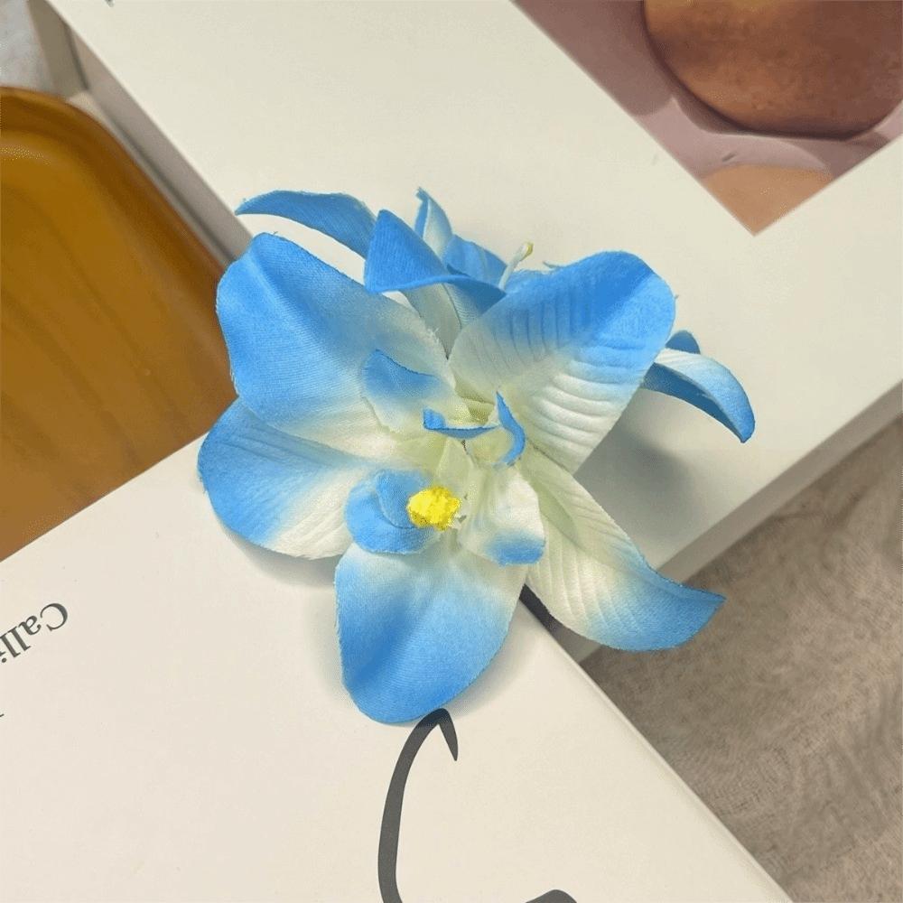 Cloth Orchid Hair Clip Plastic Headwear New Hair Accessories Sweet Accessory