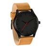 big dial men sports watch PU leather quartz men wrist watch