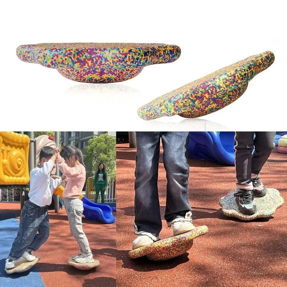 Balance Training Flower Balance Board Anti-Slip Kids Toy Interesting Parent-child Activities  Home