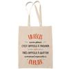 Tote Bag - PLANETEE - Tote Bag / Sac Cabas - Fairtrade Cotton - 'Un Régis Aussi Génial' Motif - Printed In France