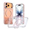 Applicable to iPhone17ProMax second-generation communication color magnetic suction bracket mobile phone case Apple 16Pro transparent 15 sets