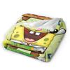Cartoon Animated Blanket Cover SpongeBob SquarePants Fleece Throw Blankets Bedding Couch Portable Ultra-Soft Warm Bedspreads