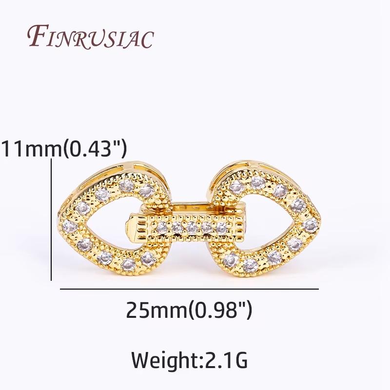 Pearl Clasps 18K Gold Plated Necklace Clasp For Jewelry Connectors DIY Bracelets Accessories,Locks For Jewelry Making Supplies