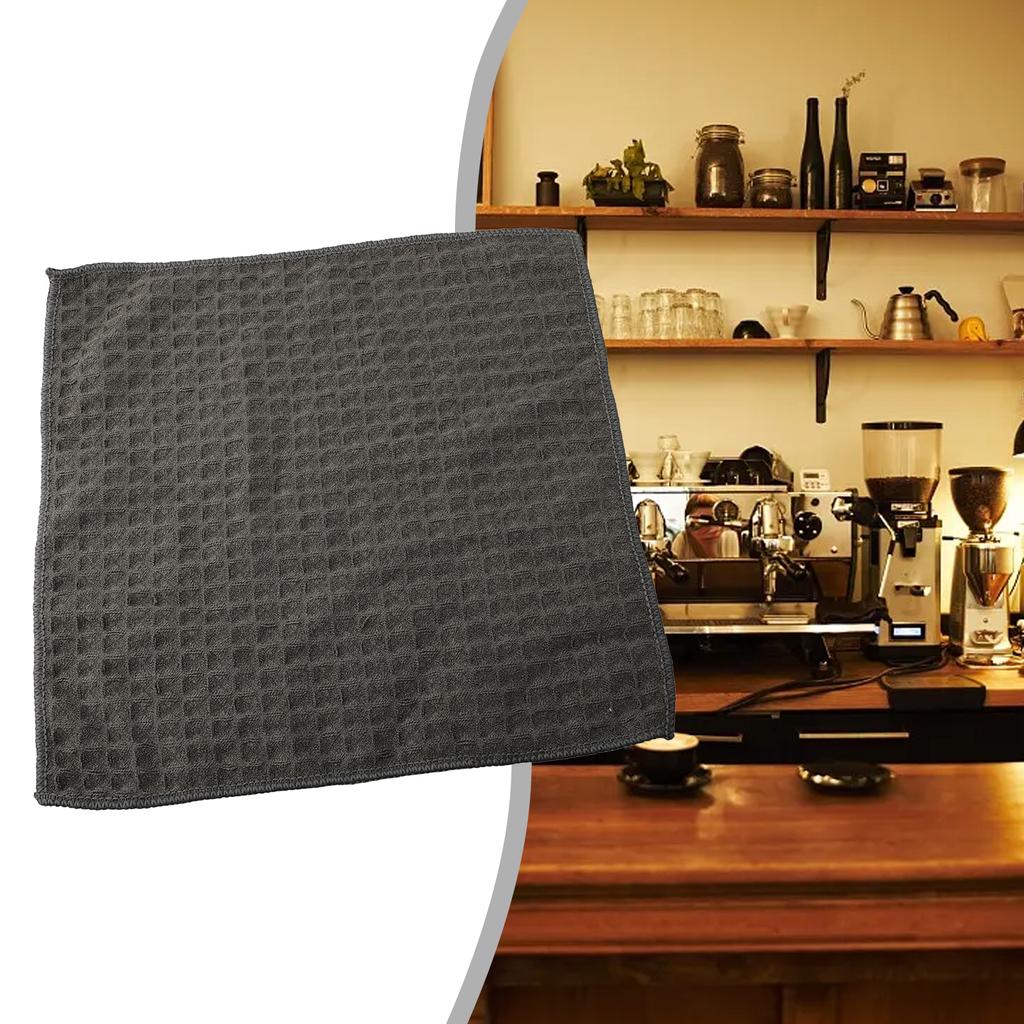 Microfiber Towels Waffle Towel Dish Cloth For Kitchen Towel 30*30cm Dark Grey Kitchen Dish Cloths Light Grey Waffle Towel
