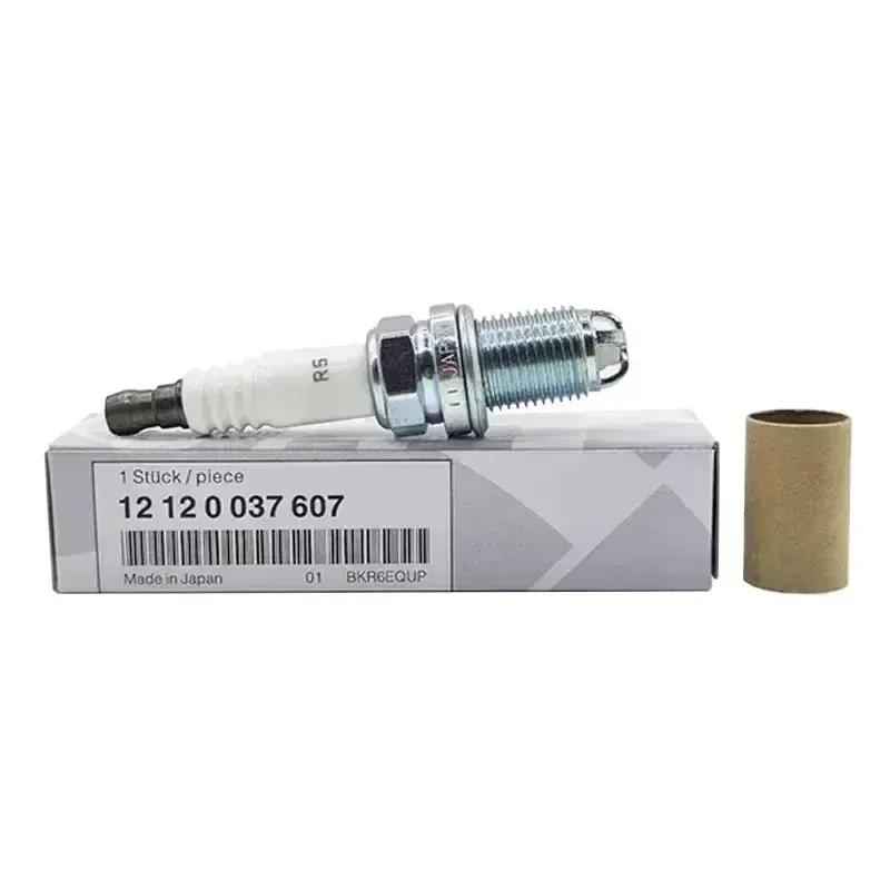 4/6pcs 12120037607 BKR6EQUP Platium Spark Plug For BMW E46 E39 E83 E36 E63 E53 M54 M62 Z3 320 528 E38 E65 E34 BKR6EQUP 4pcs