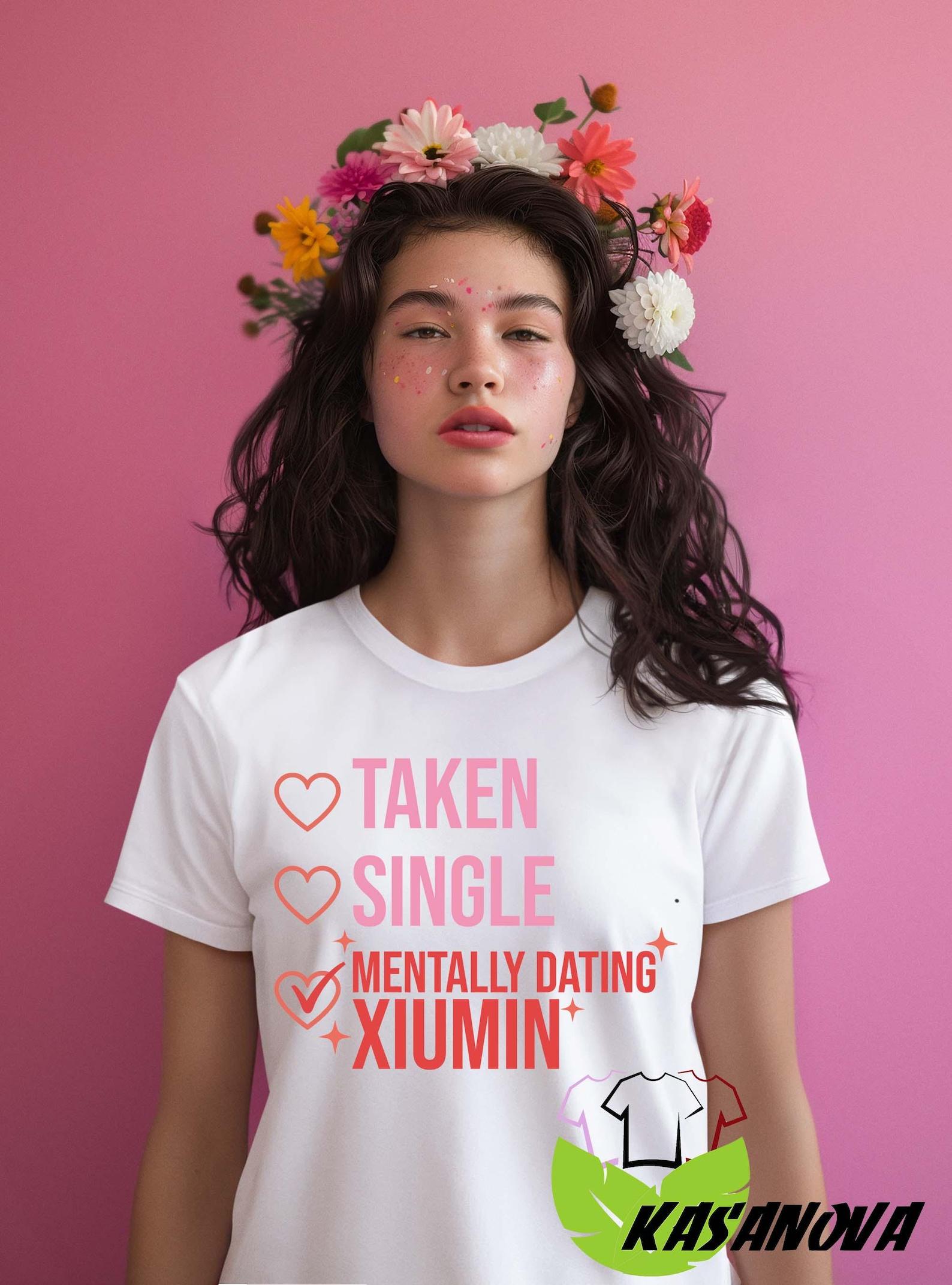 Mentally Dating Xiumin EXO T-Shirt, K-Pop Graphic Tee 4XL