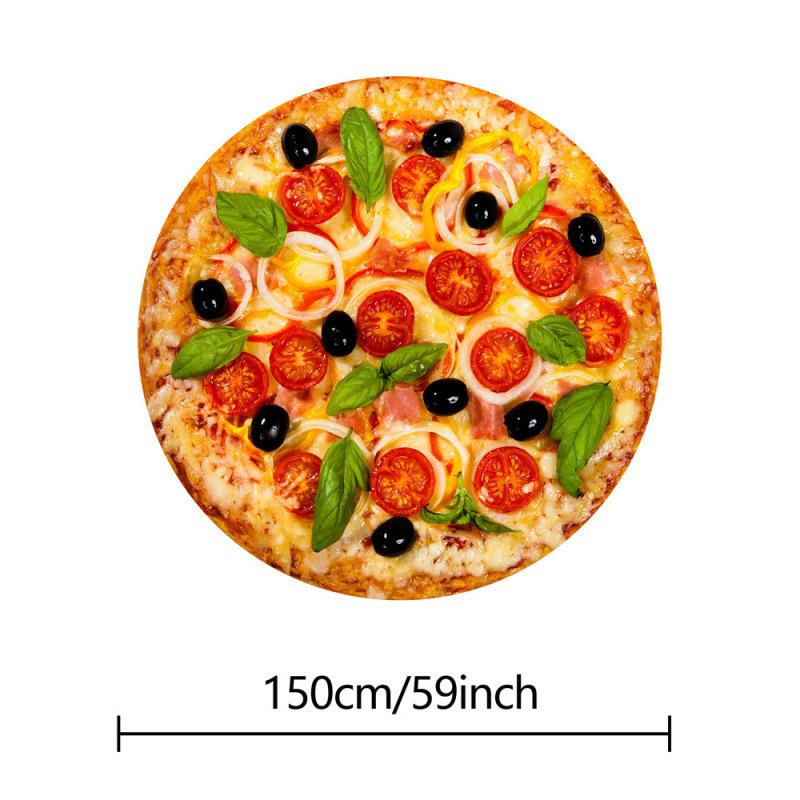 

Интересный Плед Фланелевый Мягкий Плед Кровать Пицца Симуляция Еда Принт Коврик Постельное Белье Плед Декор Дом Накидка Diameter 150cm