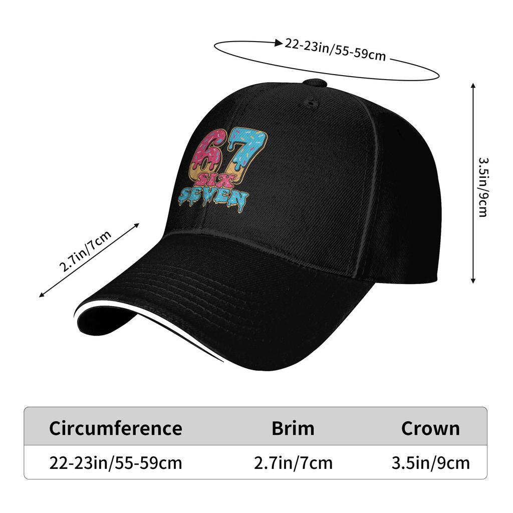 Baseball Drip Number 67 Player Or 67th Birthday Baseball Cap Streetwear Trucker Hat Summer Men Adult Hunting Baseball Caps