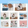 Ins Style Cartoon Wall Hanging Tapestry Suitable For Festivals And Weddings