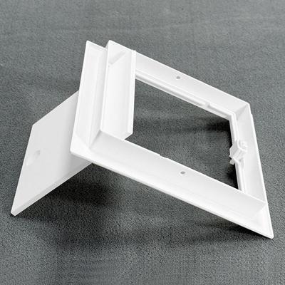 New Self-adhesive Access Panel Door Plastic Press-type Inspection Hole White Opening Flap Cover Plate Doors Wall Ceiling