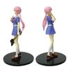 Hot 17Cm Future Diary Mirai Nikki Gasai Yuno Anime Uniform Dress Standing Posture Action Figure Model Desktop Toy