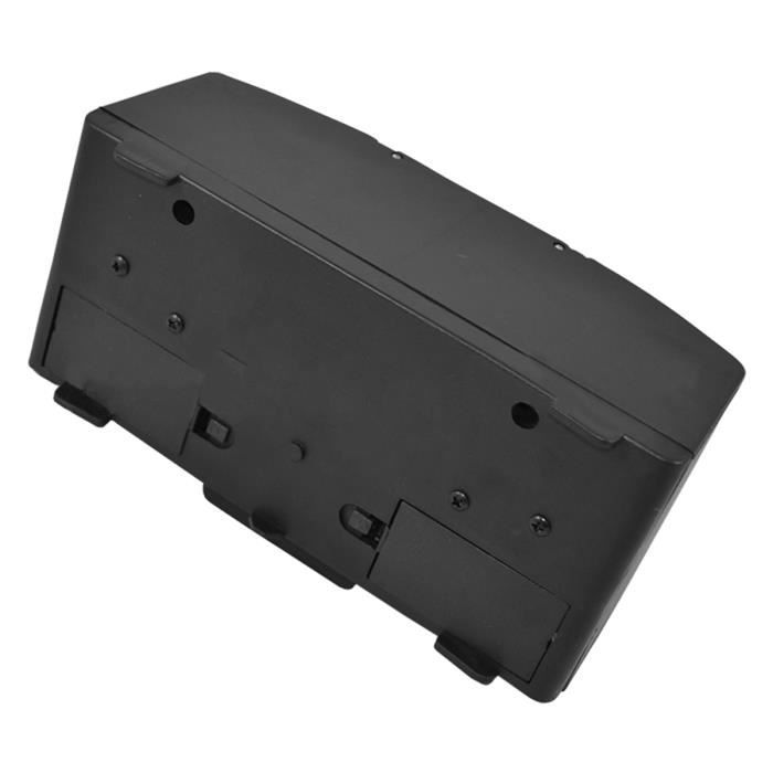 Mélangeur de cartes automatique - Shuffle Machine - 1-2 jeux - Plastique noir - Alimentation 4x AA