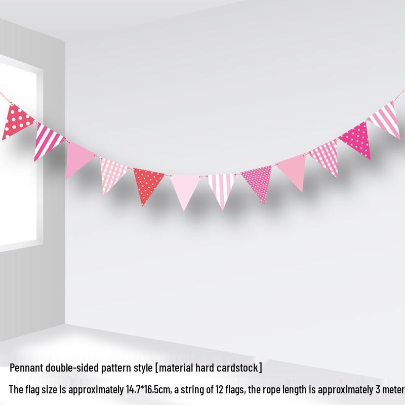 Colorful Cartoon Bunting for School, Birthday, or Kindergarten Décor