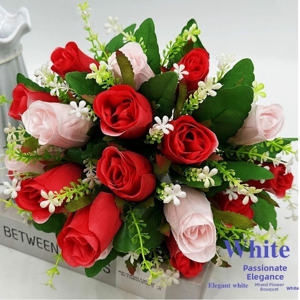 18 Heads Real Happy Lucky Flower 8 Colors Crystal Grass Bouquet  Home Decorative
