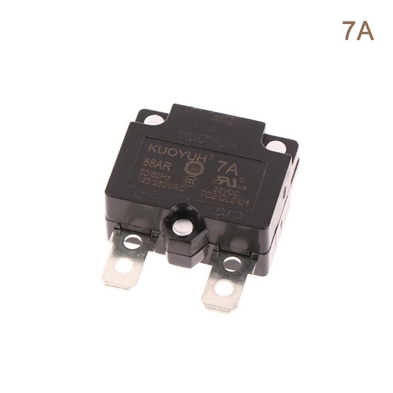1Pc  88Ar 3A 4A 5A 7A 8A 10A 15A 20A 25A Automatic Reset Circuit Breaker Overload Switch Over Current Protector